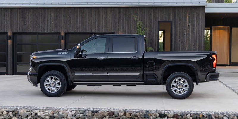 2025 Chevrolet Silverado 2500 HD Black parked outside Home