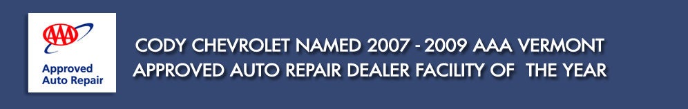 Banner with AAA Approved Auto Repair logo 